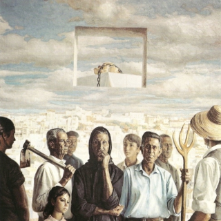 El pan encadenado, 236x200cm