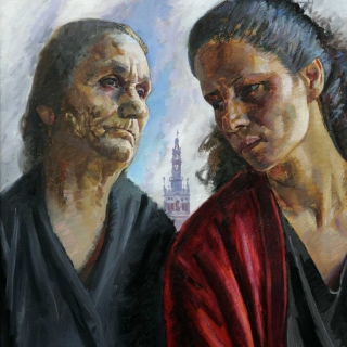 Diálogo, 65x54cm